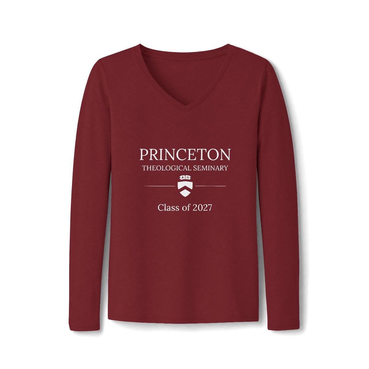 Princeton Theological Seminary Class of 2021 Women's V‑Neck Long Sleeve Tee