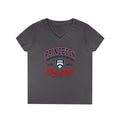 Cathedral Sketch V-Neck T-Shirt_New PTS Logo