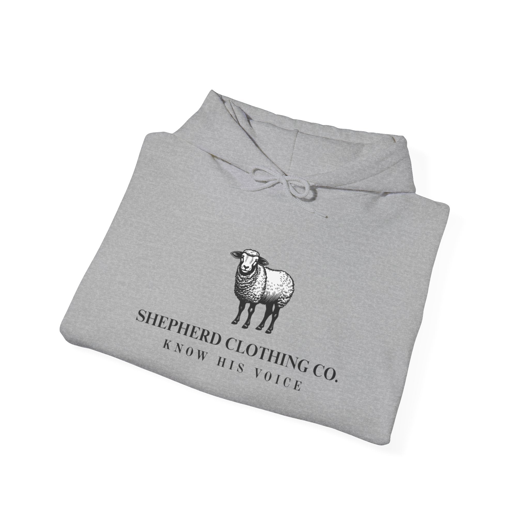 Shepherd Clothing Co. Logo Hoodie – Minimal Sheep Graphic Pullover