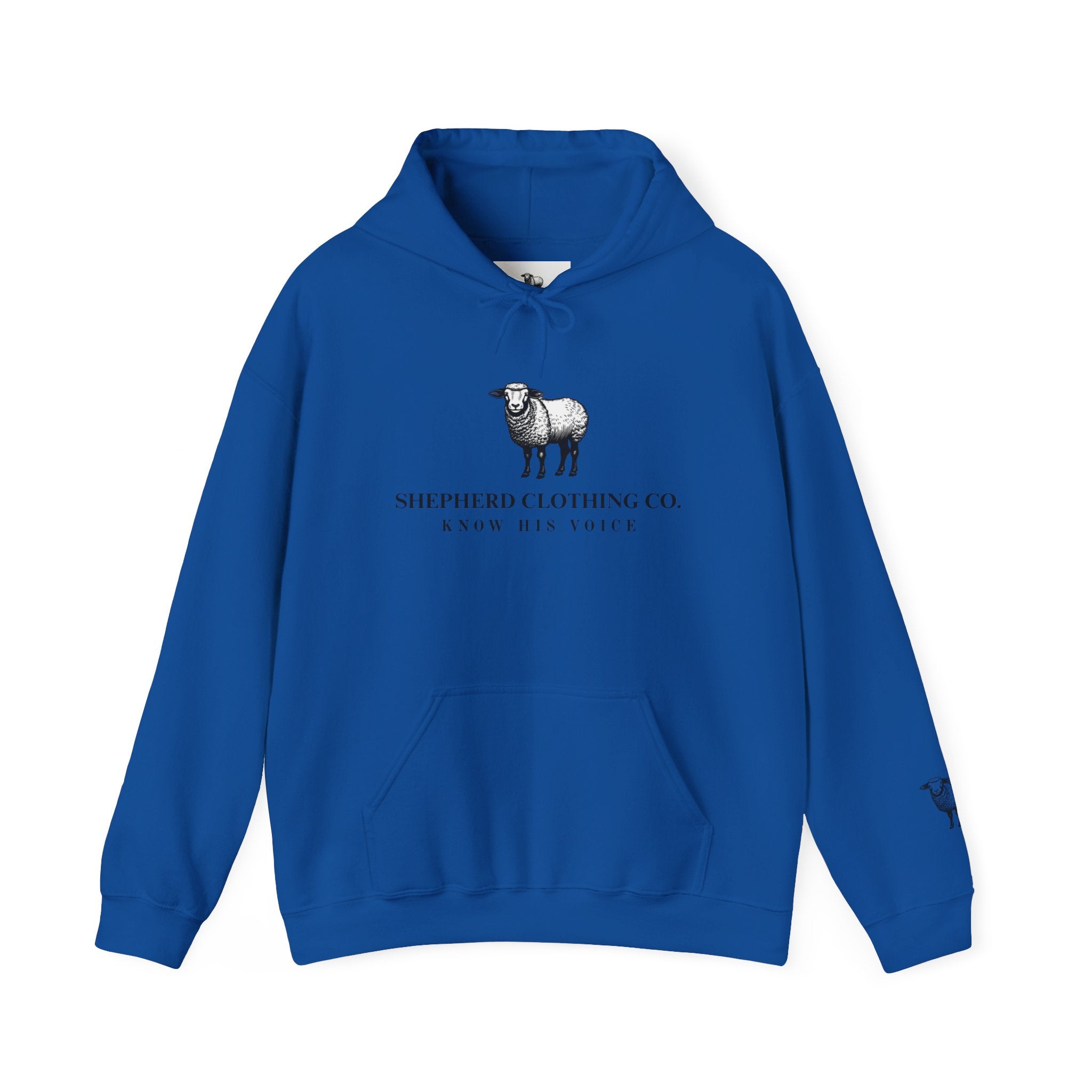 Shepherd Clothing Co. Logo Hoodie – Minimal Sheep Graphic Pullover