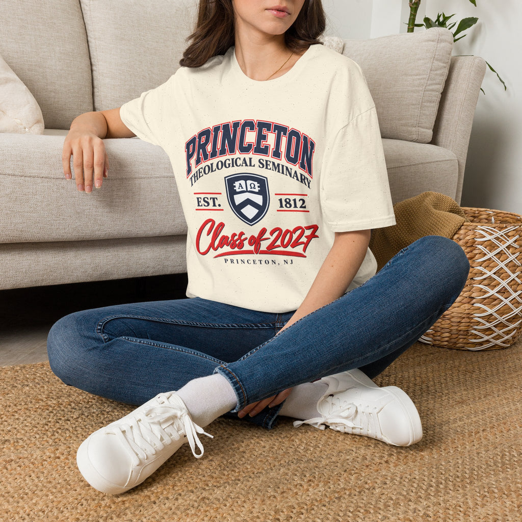 Princeton Class Shirt_Unisex Softstyle with Shield Logo