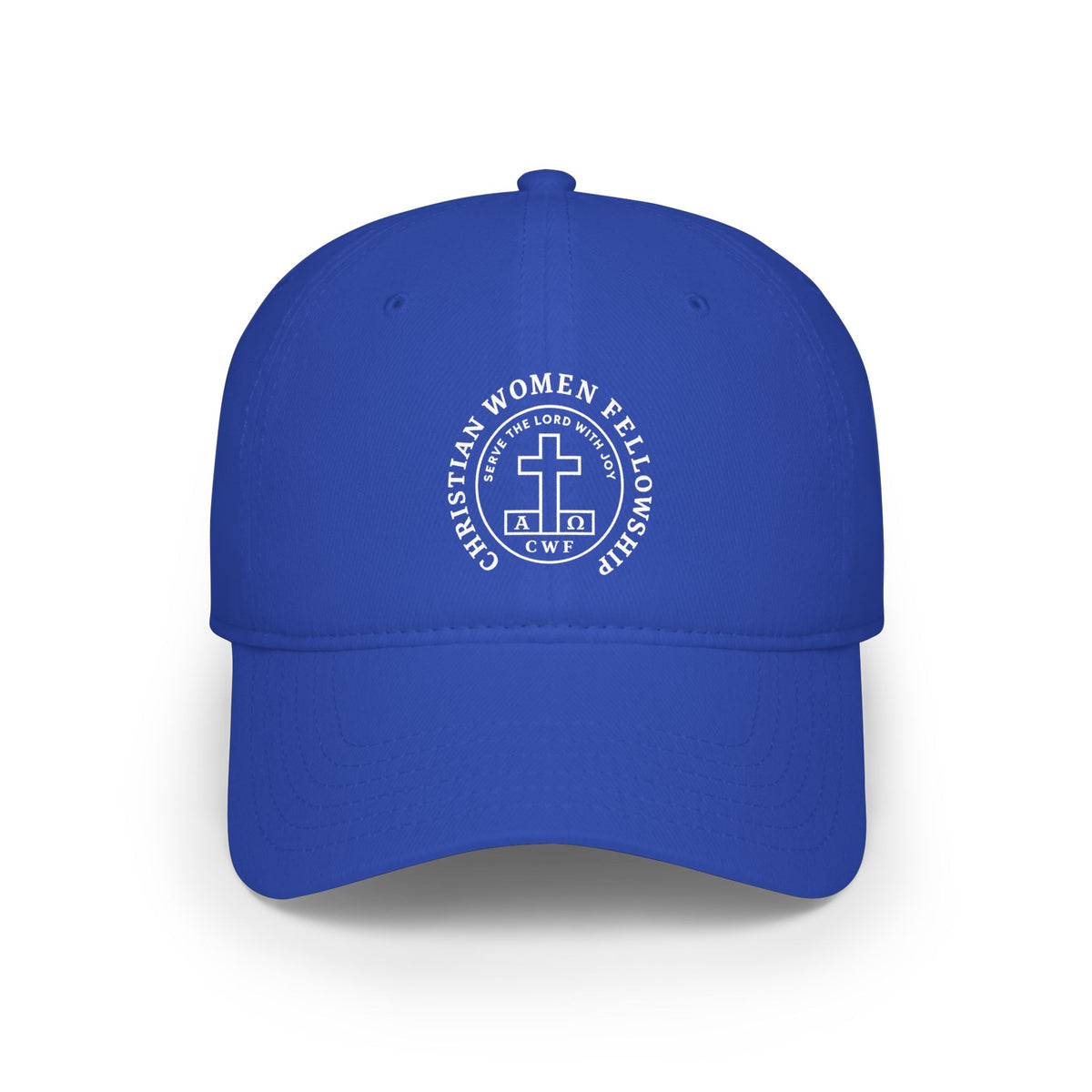 Christian Women Fellowship Low Profile Baseball Cap — Cross Logo Hat
