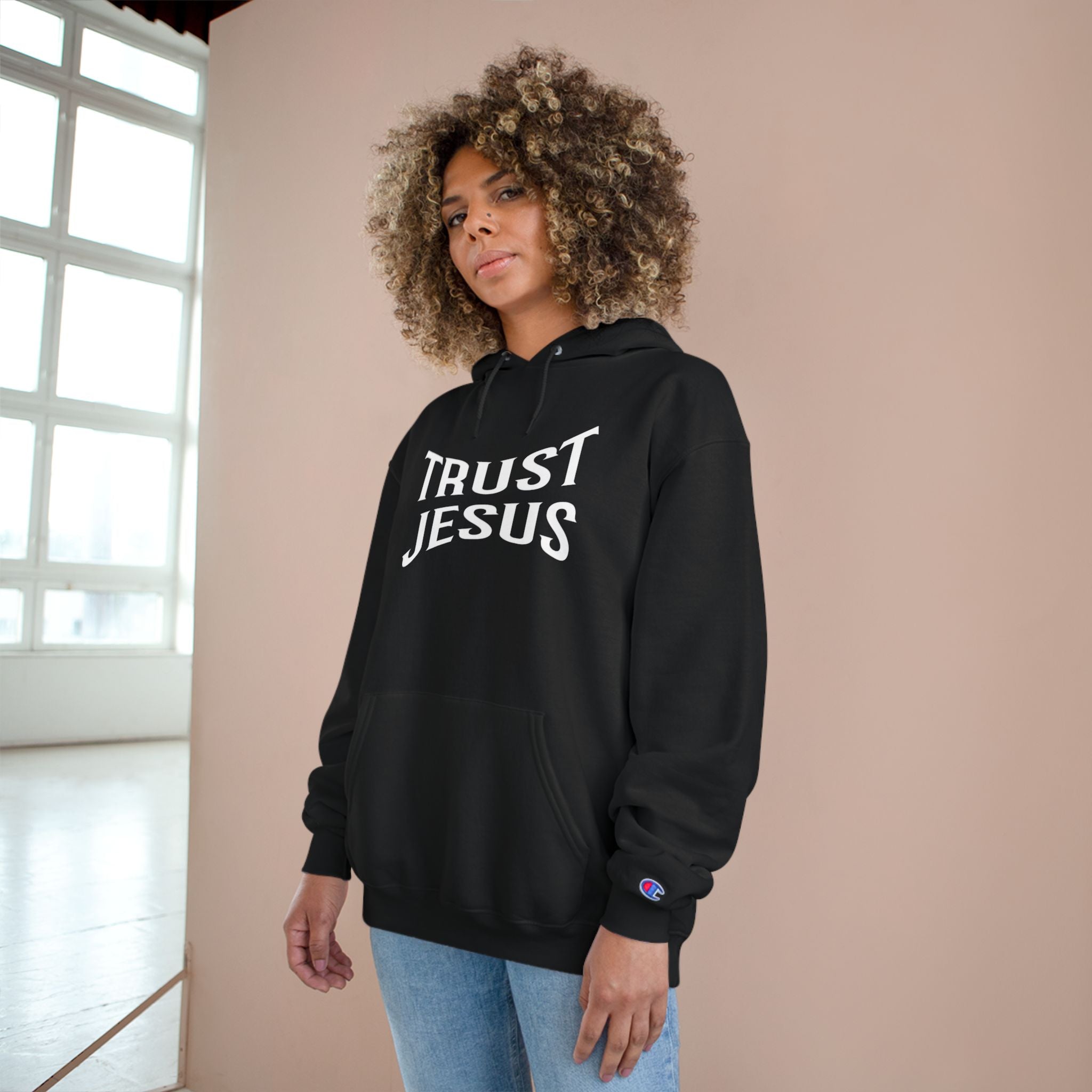 Trust Jesus Hoodie — Faith-Based Christian Pullover (EST 2020)