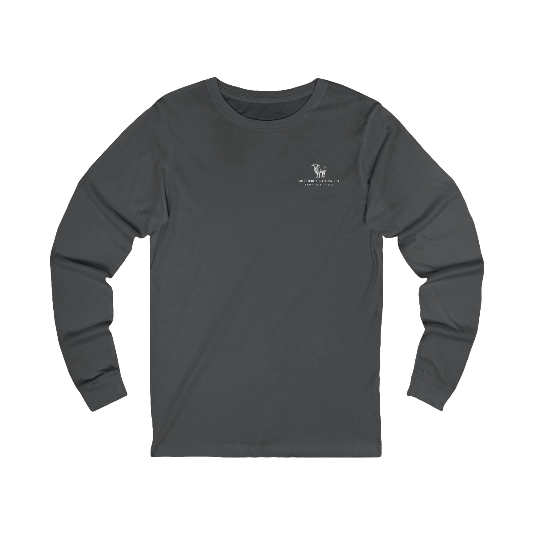 Long Sleeve Tee — 'Romans 8:28' Inspirational Christian Bible Verse Shirt