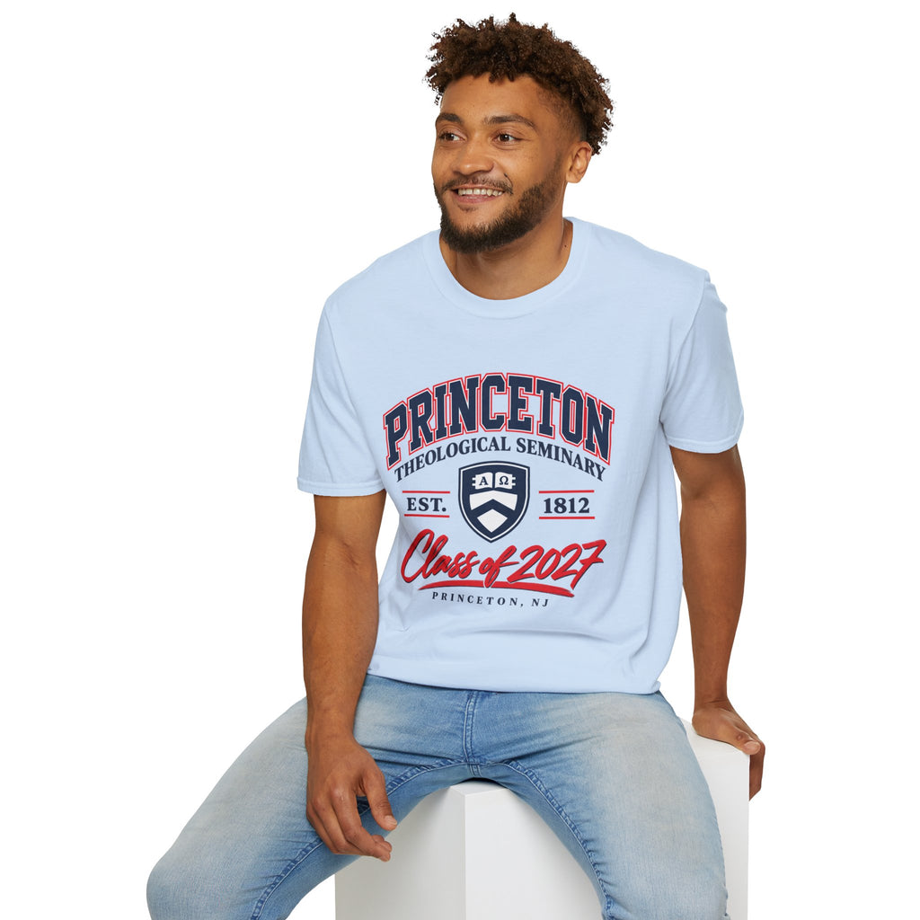 Princeton Class Shirt_Unisex Softstyle with Shield Logo